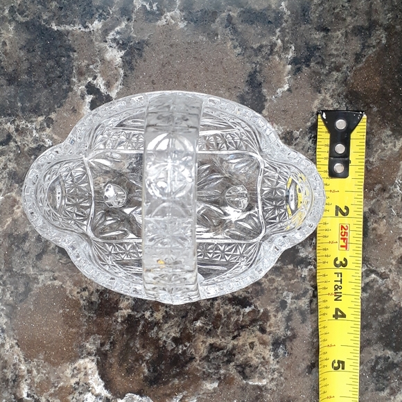 SOLD Vintage Hofbauer Byrdes Crystal Basket - Picture 4 of 4